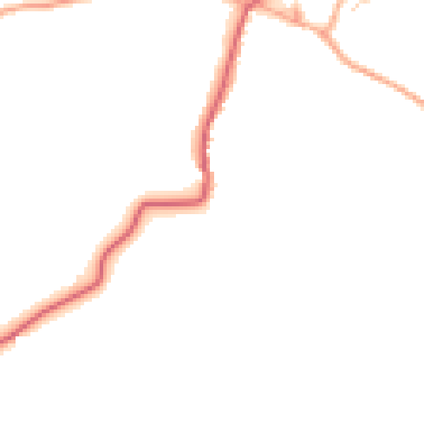 Daytime road noise heatmap for IP29 4DN