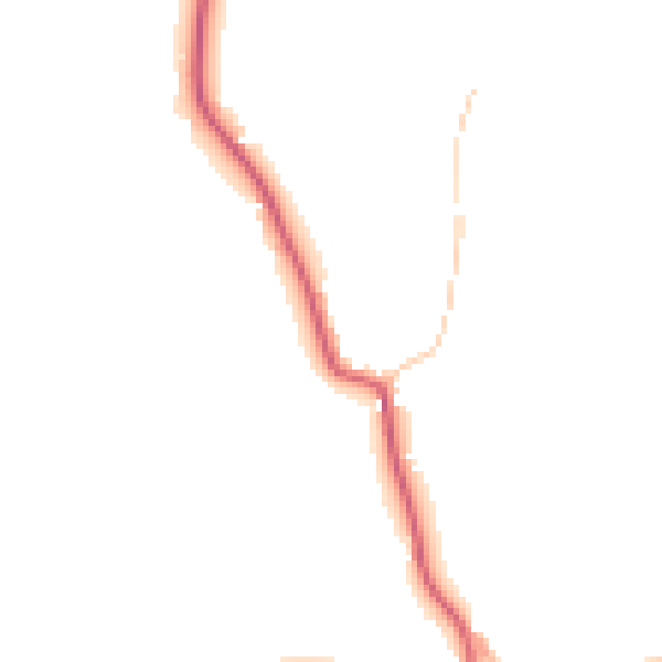 Daytime road noise heatmap for IP29 4EG