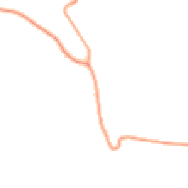 Daytime road noise heatmap for IP29 4LQ