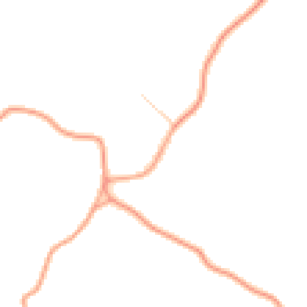 Daytime road noise heatmap for IP29 4NN