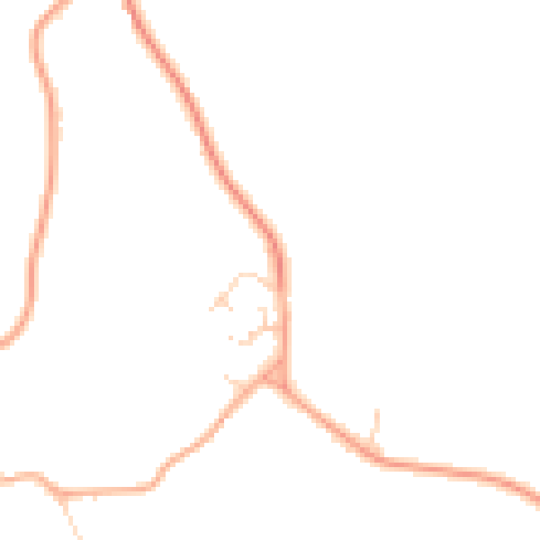 Daytime road noise heatmap for IP29 4RS