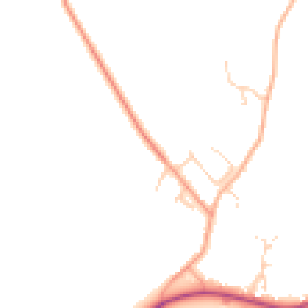 Daytime road noise heatmap for IP29 4UP