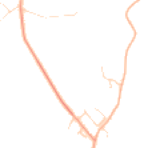 Daytime road noise heatmap for IP29 4UR