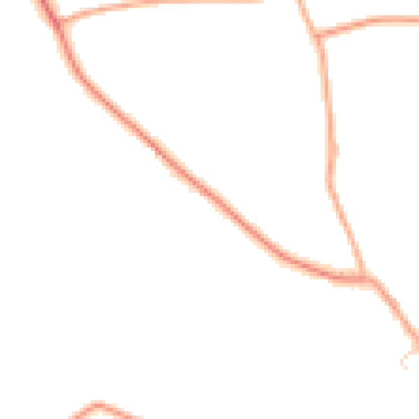Daytime road noise heatmap for IP29 5BG