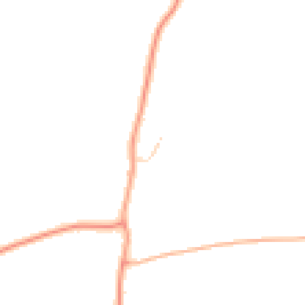 Daytime road noise heatmap for IP29 5HR