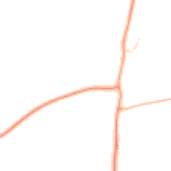 Daytime road noise heatmap for IP29 5HT