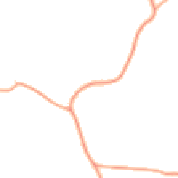 Daytime road noise heatmap for IP29 5NJ