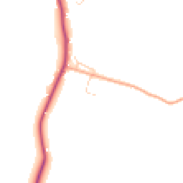 Daytime road noise heatmap for IP29 5PR