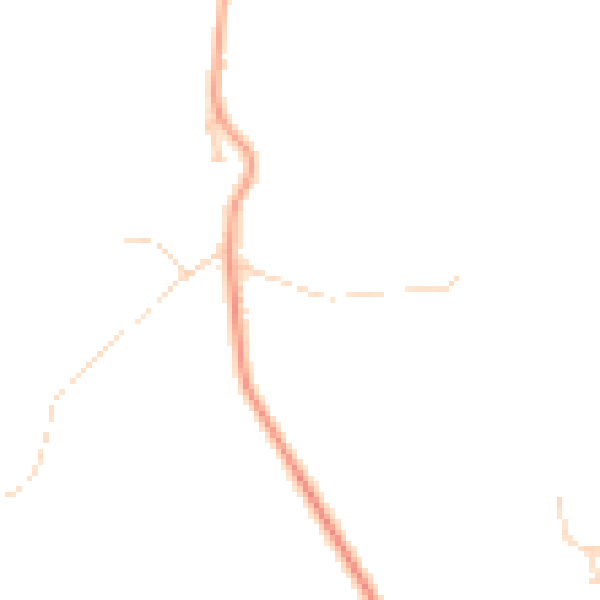 Daytime road noise heatmap for IP29 5QF