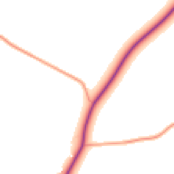 Daytime road noise heatmap for IP29 5RH
