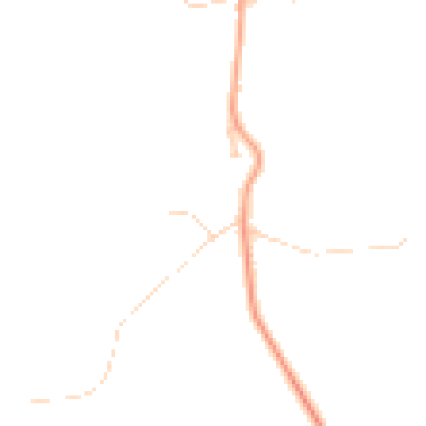 Daytime road noise heatmap for IP29 5RW