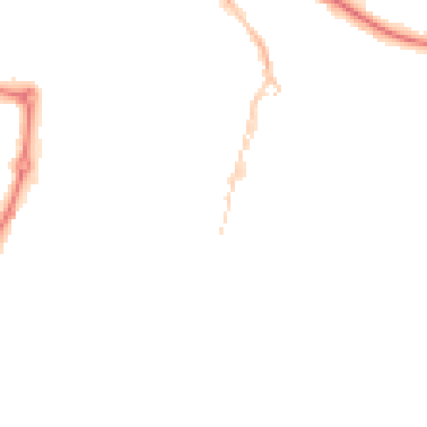 Night-time road noise heatmap for IP3 0AX