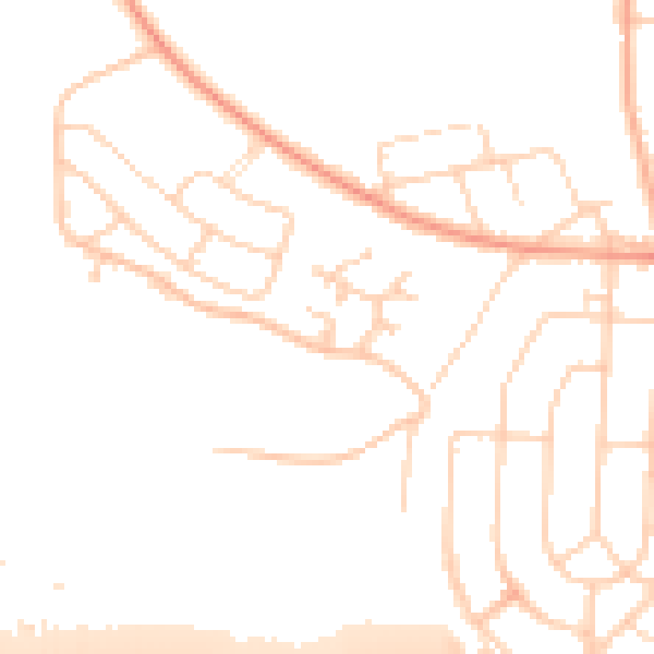 Daytime road noise heatmap for IP3 0DU