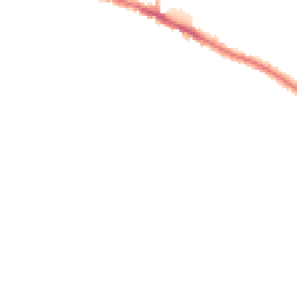 Night-time road noise heatmap for IP3 0RB
