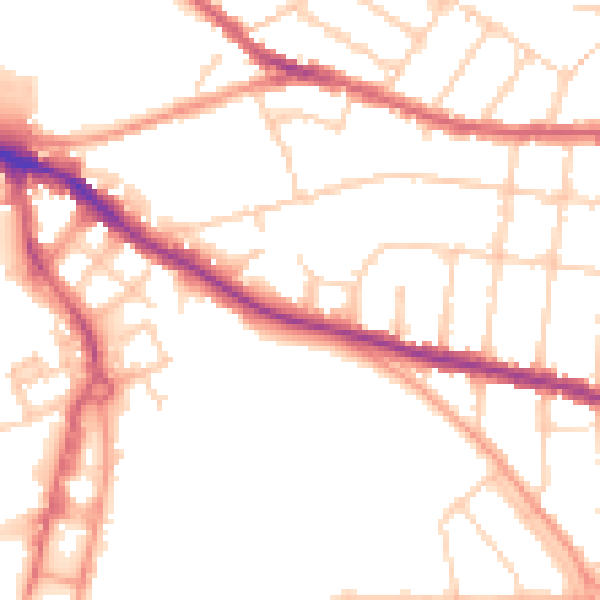 Daytime road noise heatmap for IP3 8EP