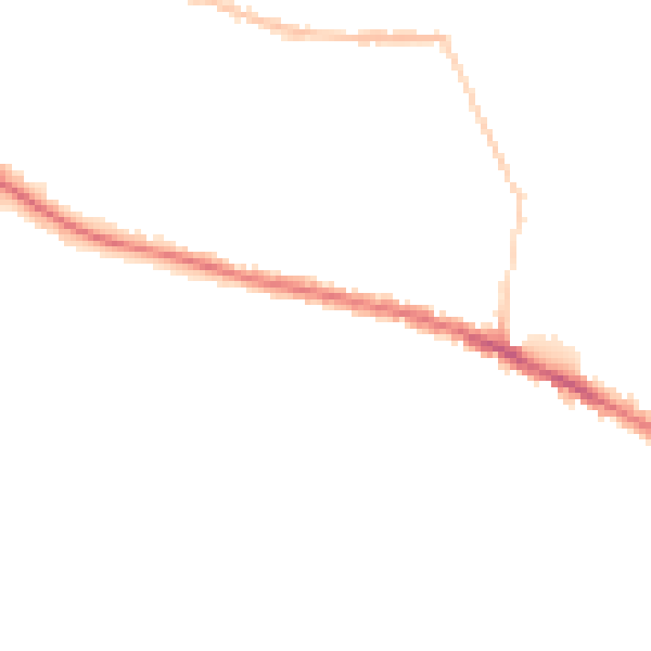 Night-time road noise heatmap for IP3 8EQ