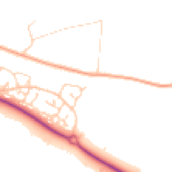 Daytime road noise heatmap for IP3 8GA