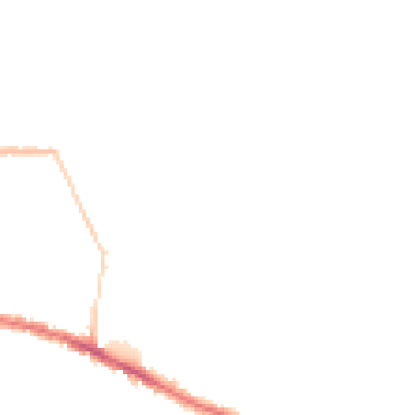 Night-time road noise heatmap for IP3 8GF