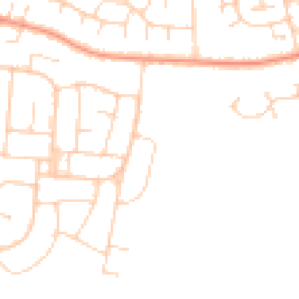 Daytime road noise heatmap for IP3 8RZ