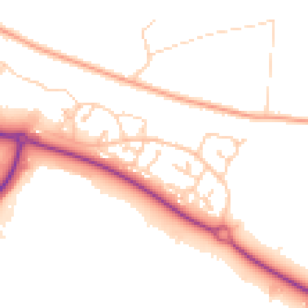 Daytime road noise heatmap for IP3 8SP