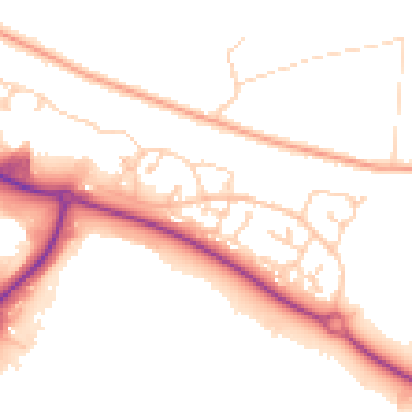 Daytime road noise heatmap for IP3 8SR