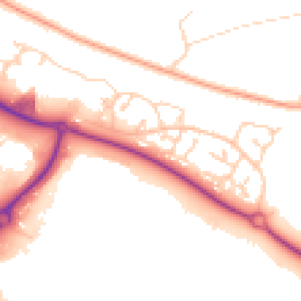 Daytime road noise heatmap for IP3 8ST