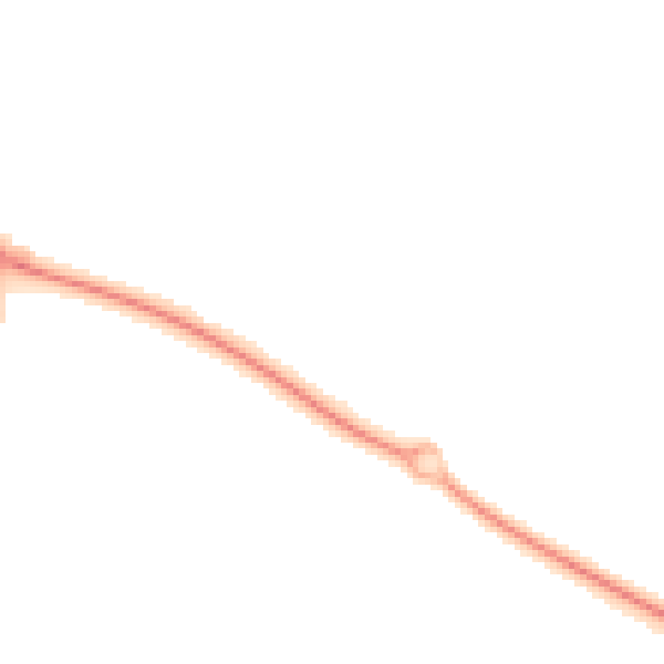 Night-time road noise heatmap for IP3 8UU