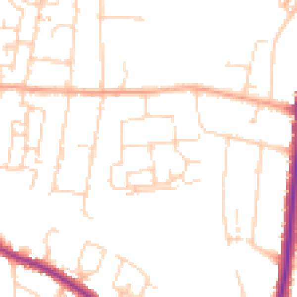 Daytime road noise heatmap for IP3 8XP