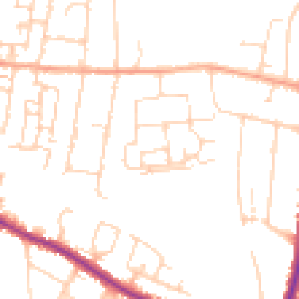 Daytime road noise heatmap for IP3 8XR