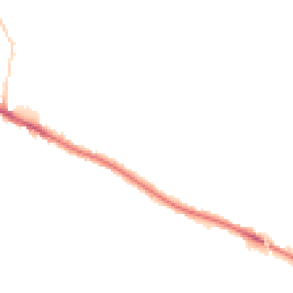 Night-time road noise heatmap for IP3 9BX