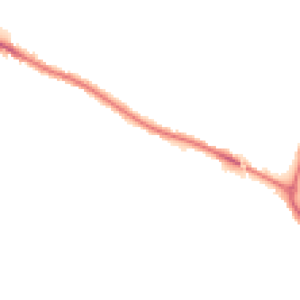 Night-time road noise heatmap for IP3 9DW