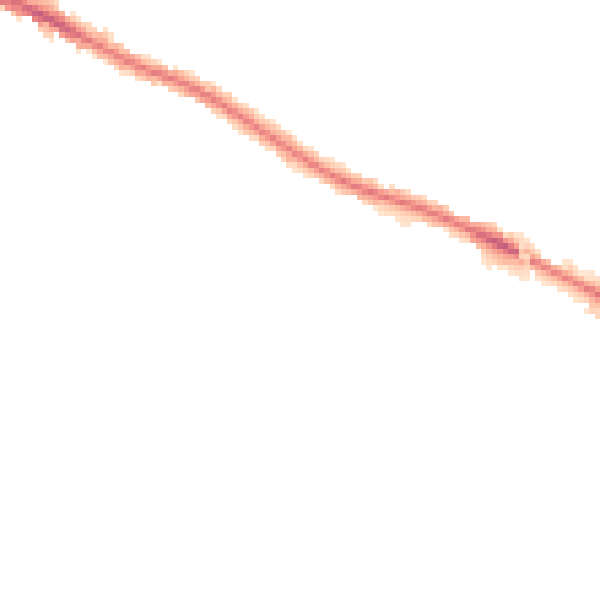 Night-time road noise heatmap for IP3 9EA