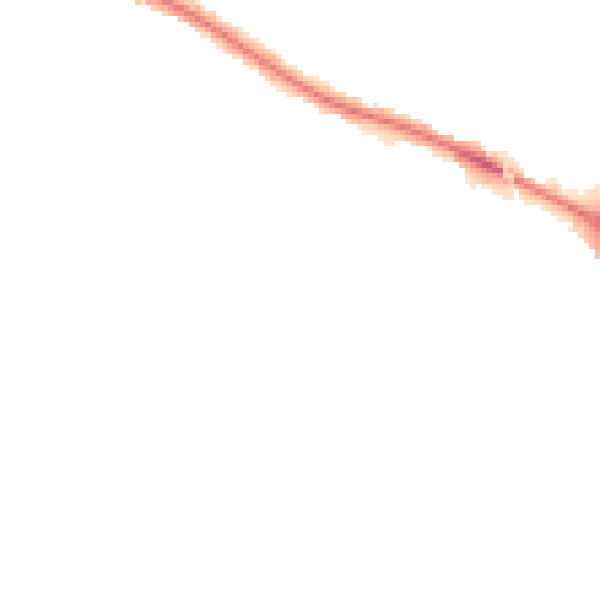 Night-time road noise heatmap for IP3 9EX