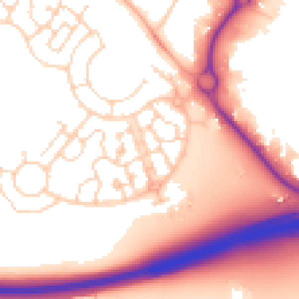 Daytime road noise heatmap for IP3 9GA