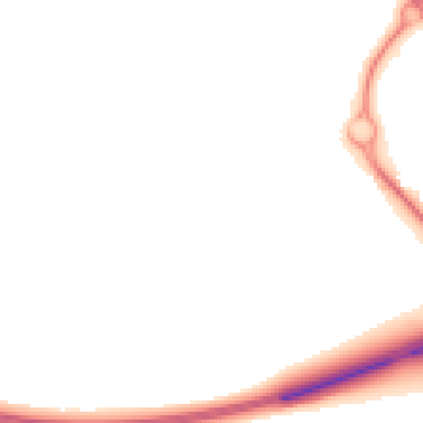 Night-time road noise heatmap for IP3 9GQ