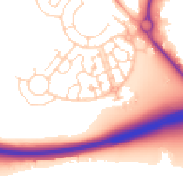 Daytime road noise heatmap for IP3 9GT