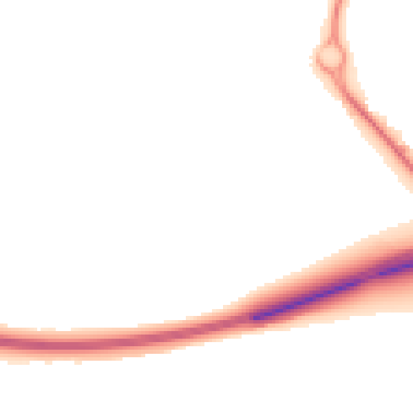 Night-time road noise heatmap for IP3 9GT