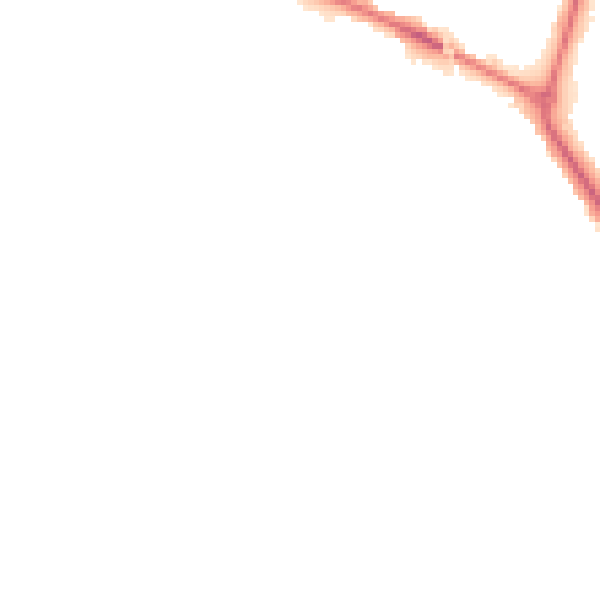 Night-time road noise heatmap for IP3 9HR