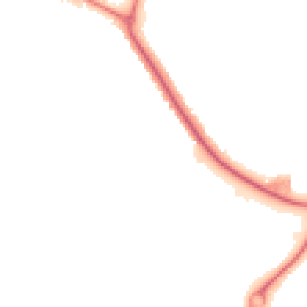 Night-time road noise heatmap for IP3 9WN