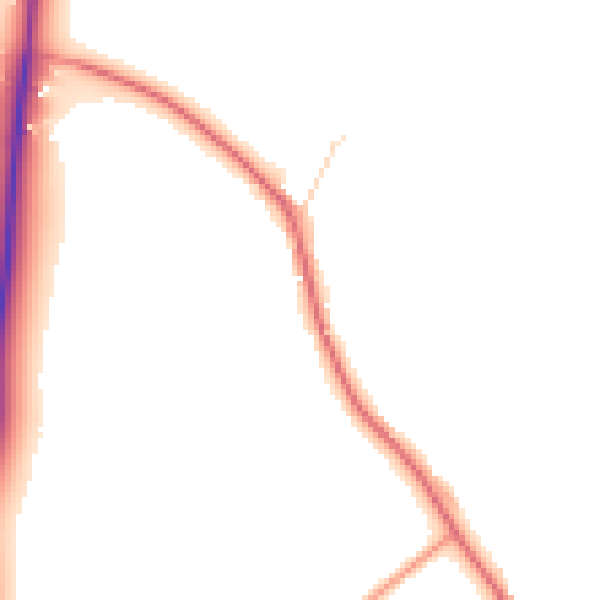 Daytime road noise heatmap for IP30 0AF