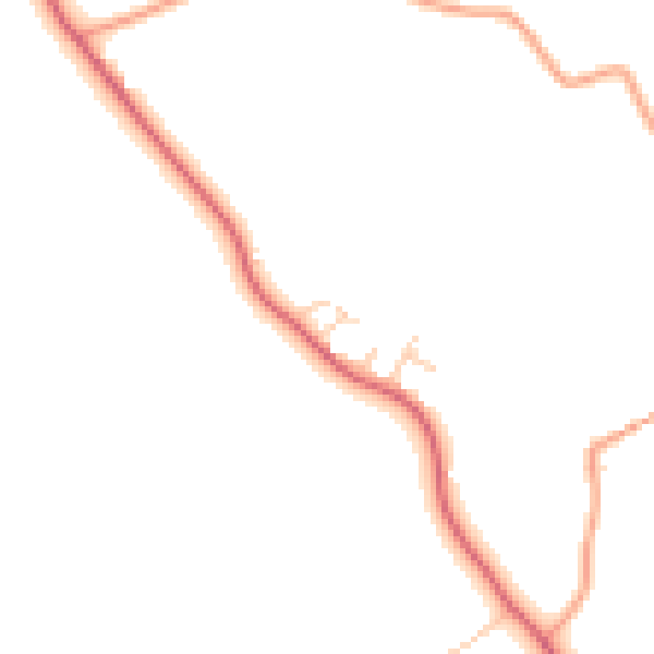 Daytime road noise heatmap for IP30 0BL