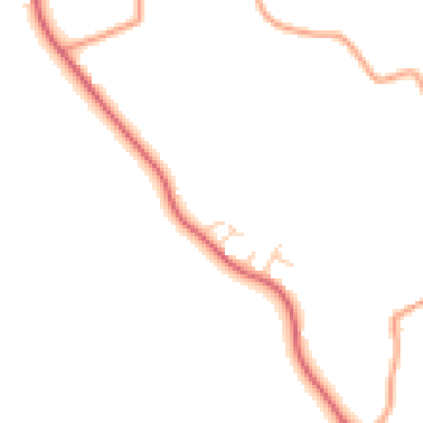 Daytime road noise heatmap for IP30 0BN