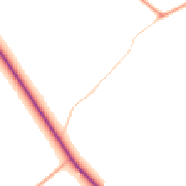 Daytime road noise heatmap for IP30 0BP