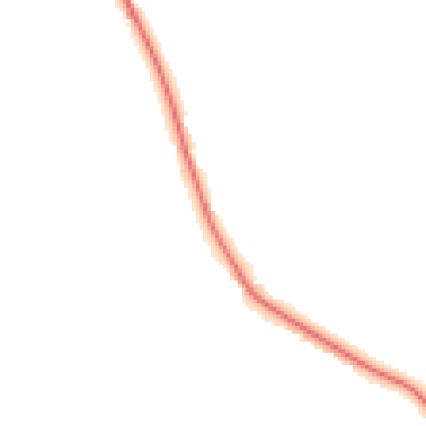 Night-time road noise heatmap for IP30 0BU