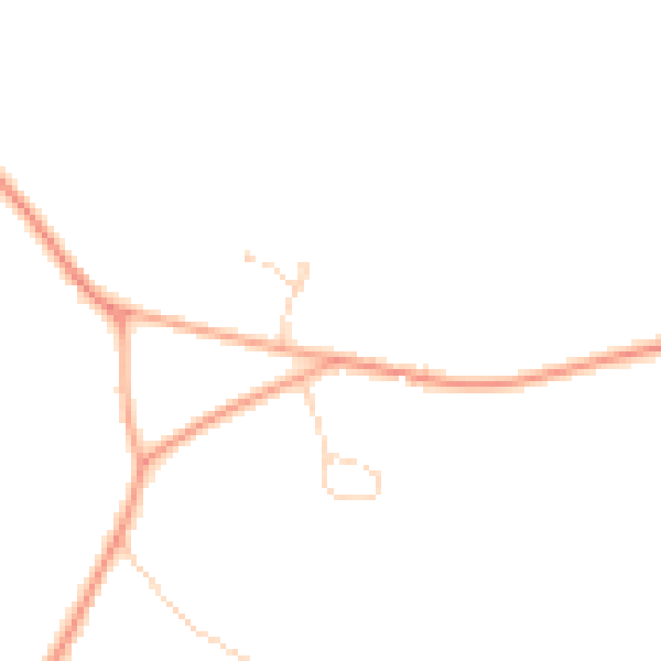 Daytime road noise heatmap for IP30 0DD