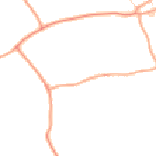 Daytime road noise heatmap for IP30 0DE