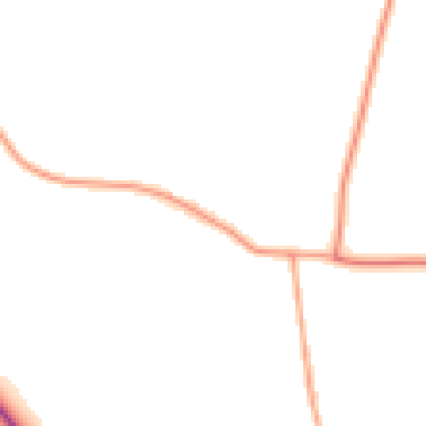 Daytime road noise heatmap for IP30 0DG