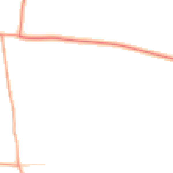 Daytime road noise heatmap for IP30 0DL