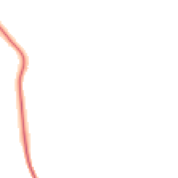 Night-time road noise heatmap for IP30 0DU