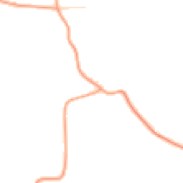 Daytime road noise heatmap for IP30 0DY